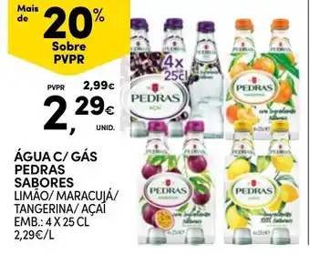 Continente Água c/ gás pedras sabores promoção