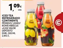 Continente Iced Tea Refrigerado Continente promoção