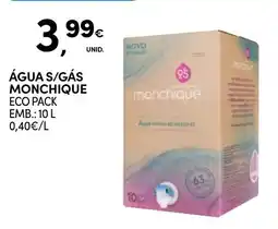 Continente Águas/gás monchique promoção