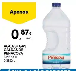 Continente Água s/ gás caldas de penacova promoção
