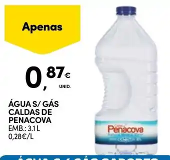 Continente Água s/ gás caldas de penacova promoção