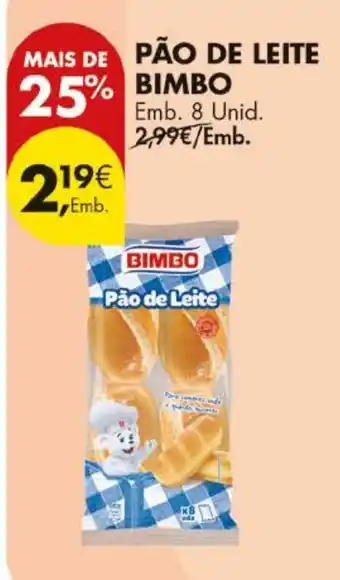 Pingo Doce Pão de leite bimbo promoção