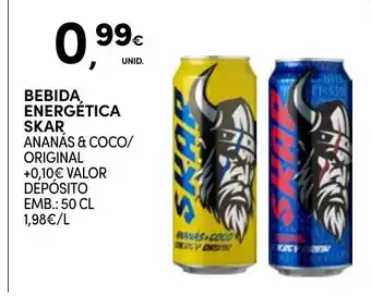 Continente Bebida energética skar promoção