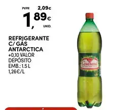 Continente refrigerante c/ gas antarctica promoção