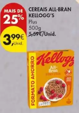 Pingo Doce Cereais all-bran kellogg's promoção