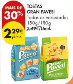 Pingo Doce Tostas gran pavesi promoção