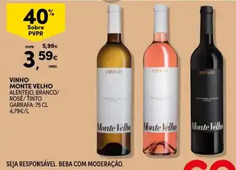 Continente Vinho Monte Velho promoção