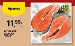 Continente Postas de salmão frescas promoção