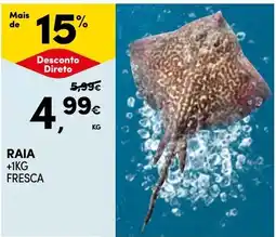 Continente Raia +1kg fresca promoção