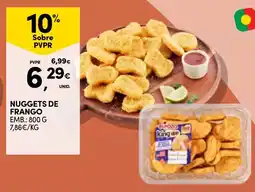 Continente Nuggets de frango elpozo promoção