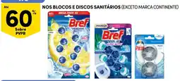 Continente Bref blocos e discos sanitários promoção