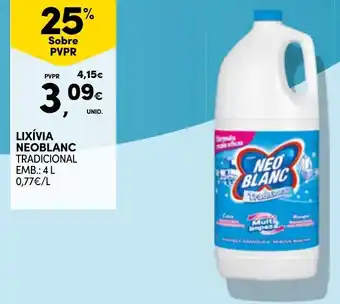 Continente Lixívia neoblanç tradicional promoção