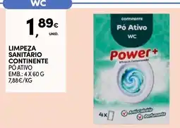 Continente Limpeza sanitário continente pó ativo promoção