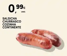 Continente Salsicha churrasco cozinha continente promoção