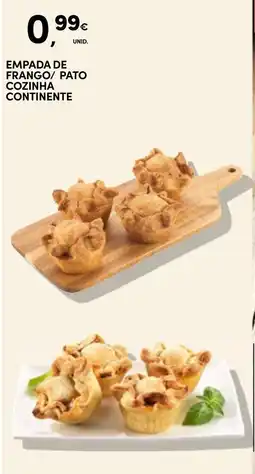 Continente Empada de frango/ pato cozinha continente promoção