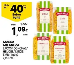 Continente massa milaneza promoção