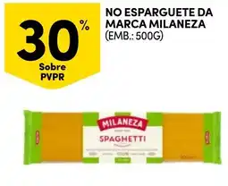 Continente Spaghetti da marca milaneza promoção