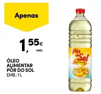 Continente Óleo alimentar pôr do sol promoção