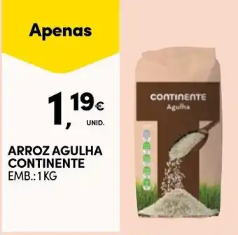 Continente arroz agulha continente promoção