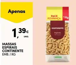 Continente massas espirais continente promoção