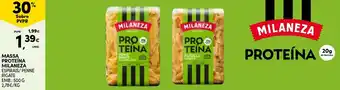 Continente Massa proteína milaneza espirais/penne rigate promoção