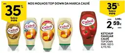 Continente Ketchup familiar calvé top down promoção