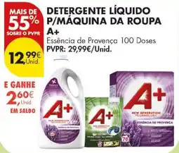 Pingo Doce Detergente líquido p/máquina da roupa a+ essência de provença promoção