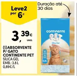 Continente Absorvente p/ gato continente pet promoção