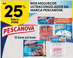 Continente Nos moluscos ultracongelados da marca pescanova promoção