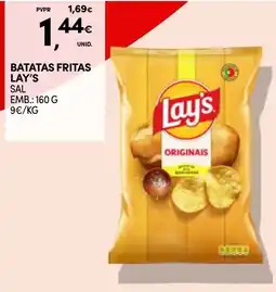 Continente batatas fritas lay's promoção