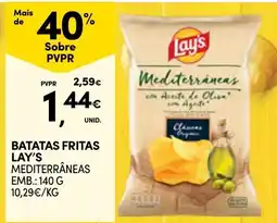 Continente batatas fritas lay's mediterrâneas promoção