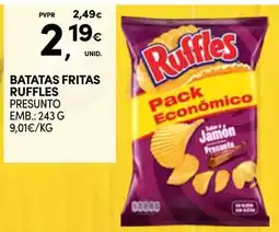 Continente Ruffles batatas fritas presunto promoção