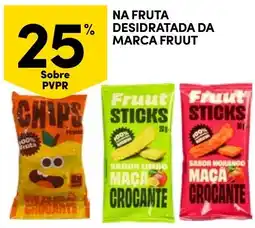 Continente Na fruta desidratada da marca fruut promoção