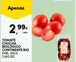 Continente Tomate chucha biológico continente bio promoção