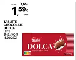 Continente Nestle dolca chocolate com leche promoção