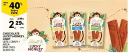 Continente Chocolate lucky monkey lindt promoção