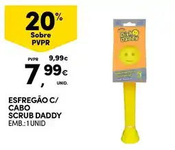 Continente esfregão c/ cabo scrub daddy promoção