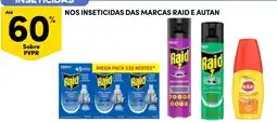 Continente inseticidas das marcas raid e autan promoção
