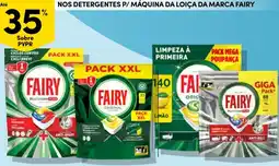 Continente detergentes p/ máquina da loiça da marca fairy promoção