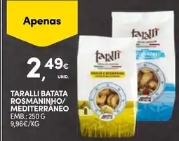 Continente Taralli batata rosmaninho/ mediterrâneo promoção