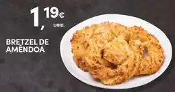 Continente Bretzel de amêndoa promoção