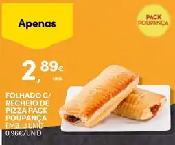 Continente Folhado c/ recheio de pizza pack poupança promoção