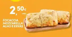 Continente Focaccia mozzarella alho e ervas promoção