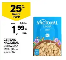 Continente Cereais nacional linha zero promoção