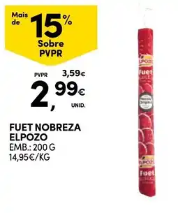 Continente Fuet nobreza elpozo promoção