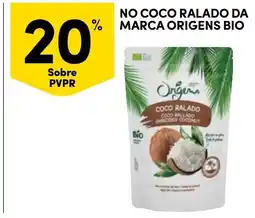 Continente No coco ralado da marca origens bio promoção