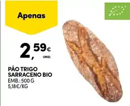 Continente Pão trigo sarraceno bio promoção