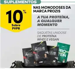 Continente Nas monodoses da marca prozis promoção