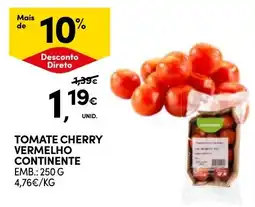 Continente Tomate cherry vermelho continente promoção
