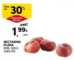 Continente Nectarina plana promoção